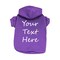 Purple Personalized Dog Hoodie - Custom Dog Sweatshirt - Dog Apparel product 1